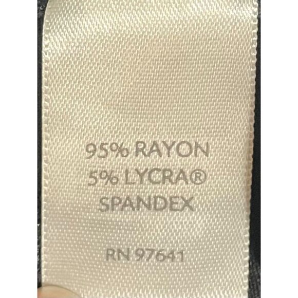 J. Jill Wearever Collection Womens Black & White Stretch Top Size L - Picture 11 of 15